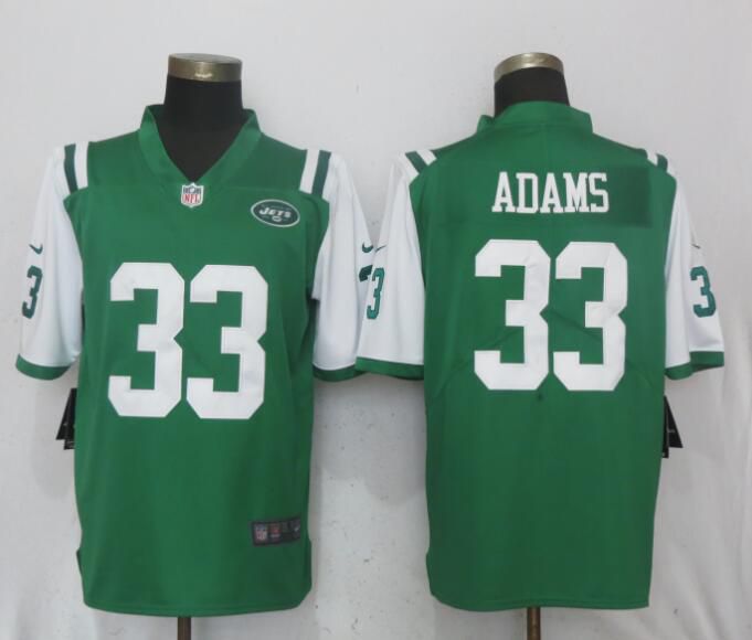 Men New York Jets #33 Adams Green Vapor Untouchable Limited Player Nike NFL Jerseys->->NFL Jersey